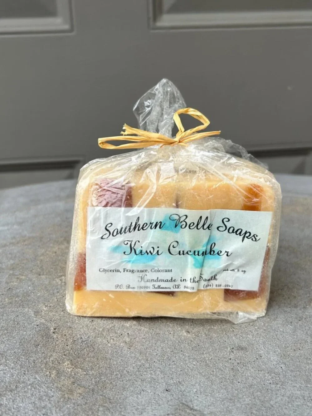 Lot of Handmade Soap Blue Goat Milk|Kiwi Cucumber| Coffee Blend Set of 3
